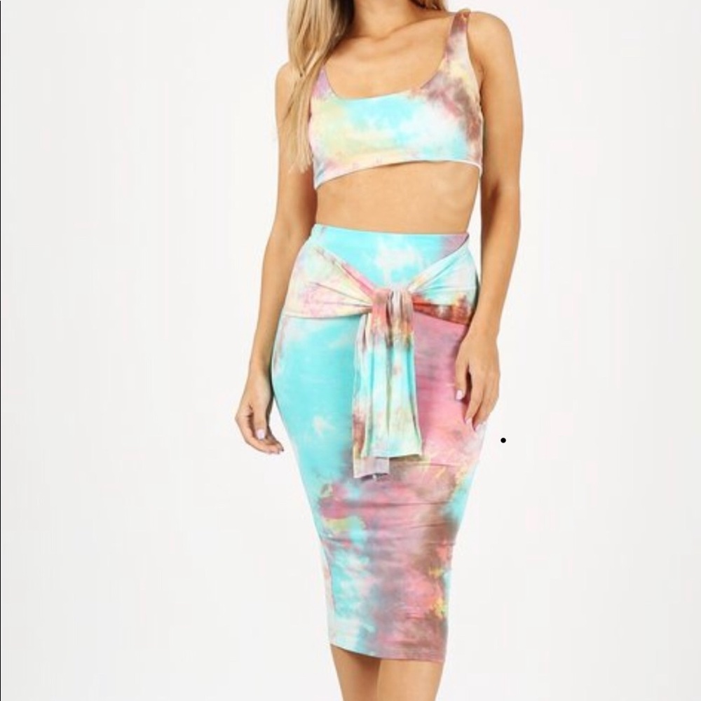 2 piece skirt set